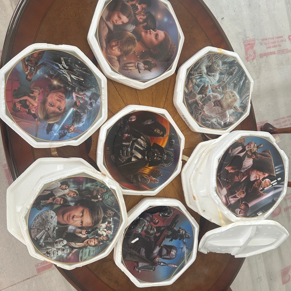Star Wars Trilogy Plates Collection from The Hamilton Collection